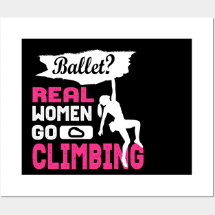 : Climbing Rock Climber Climb bouldering Posters and Art